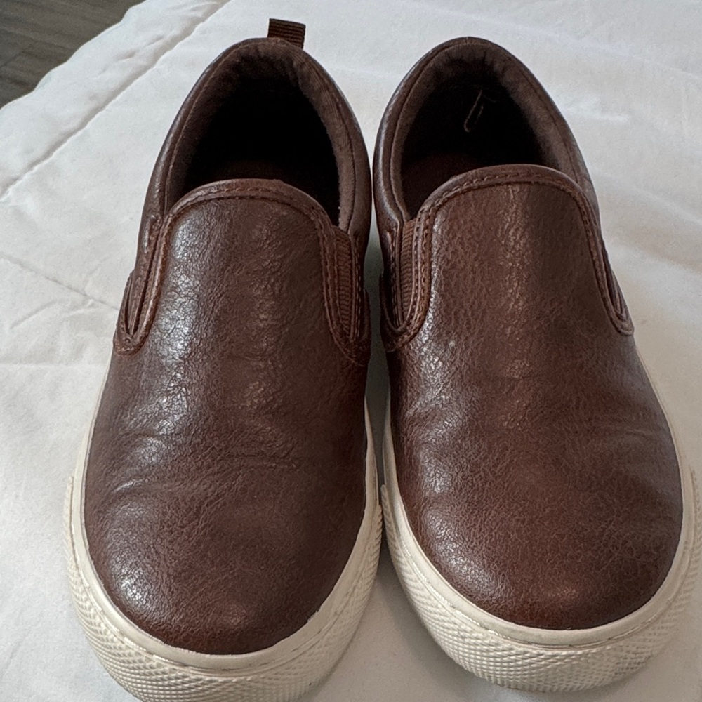 Old Navy Brown Kids Slip-On Sneakers